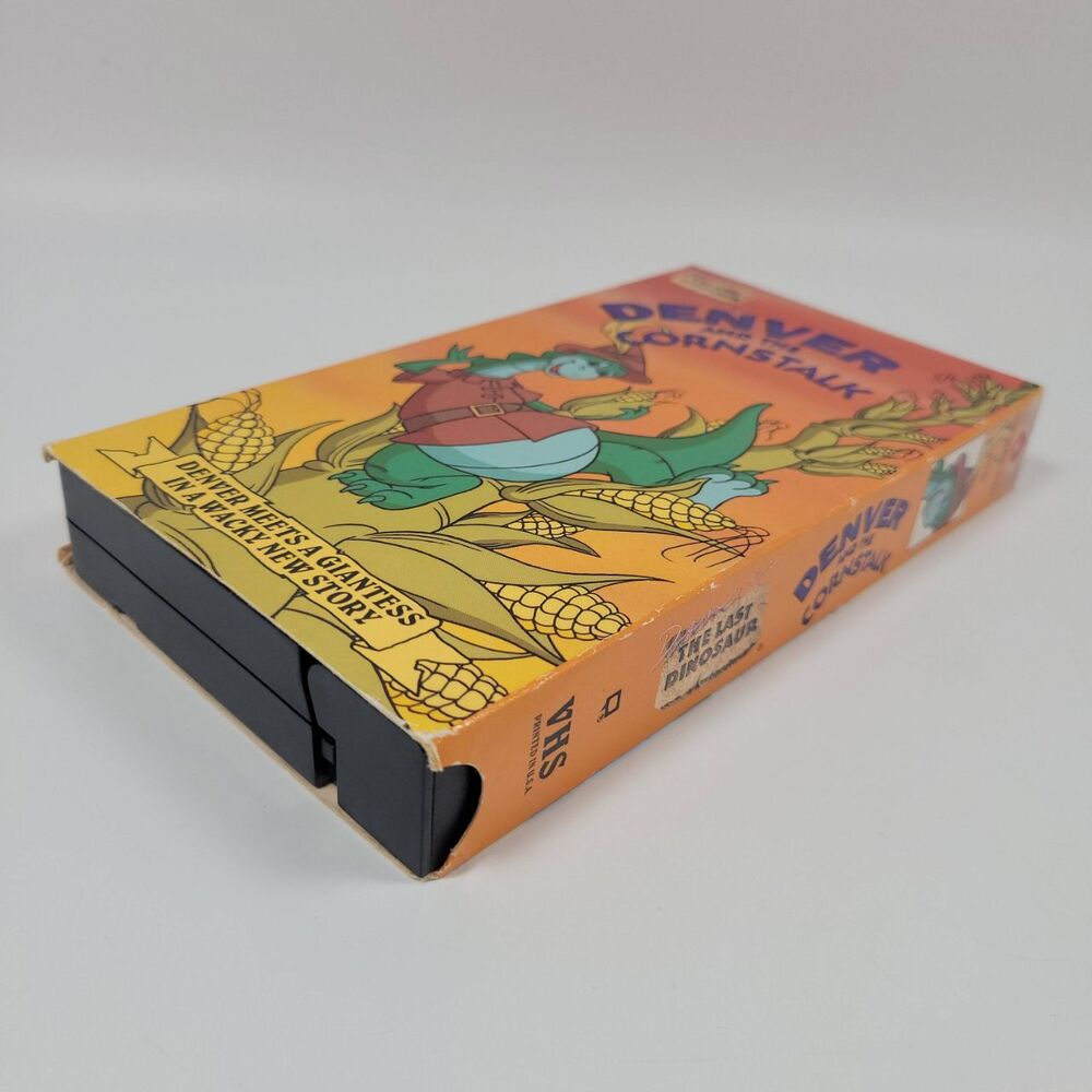 Denver The Last‎ Dinosaur The Cornstalk Animated 1987 VHS Video Tape VTG - Picture 6 of 6